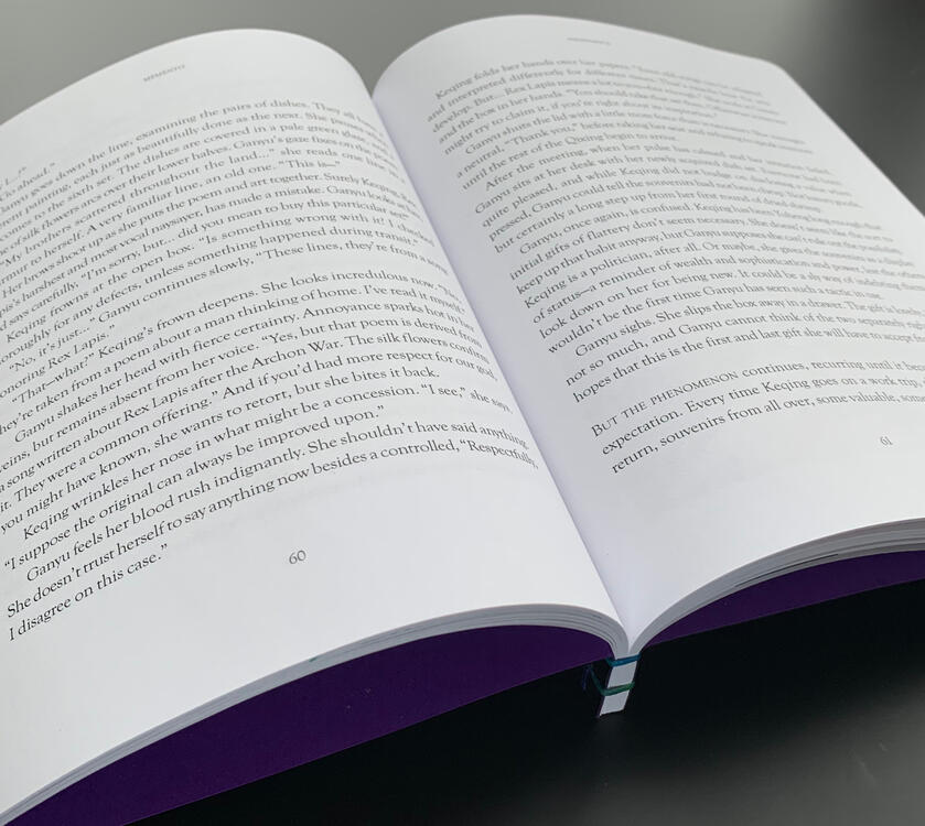 Mock-up Zine, interior pages